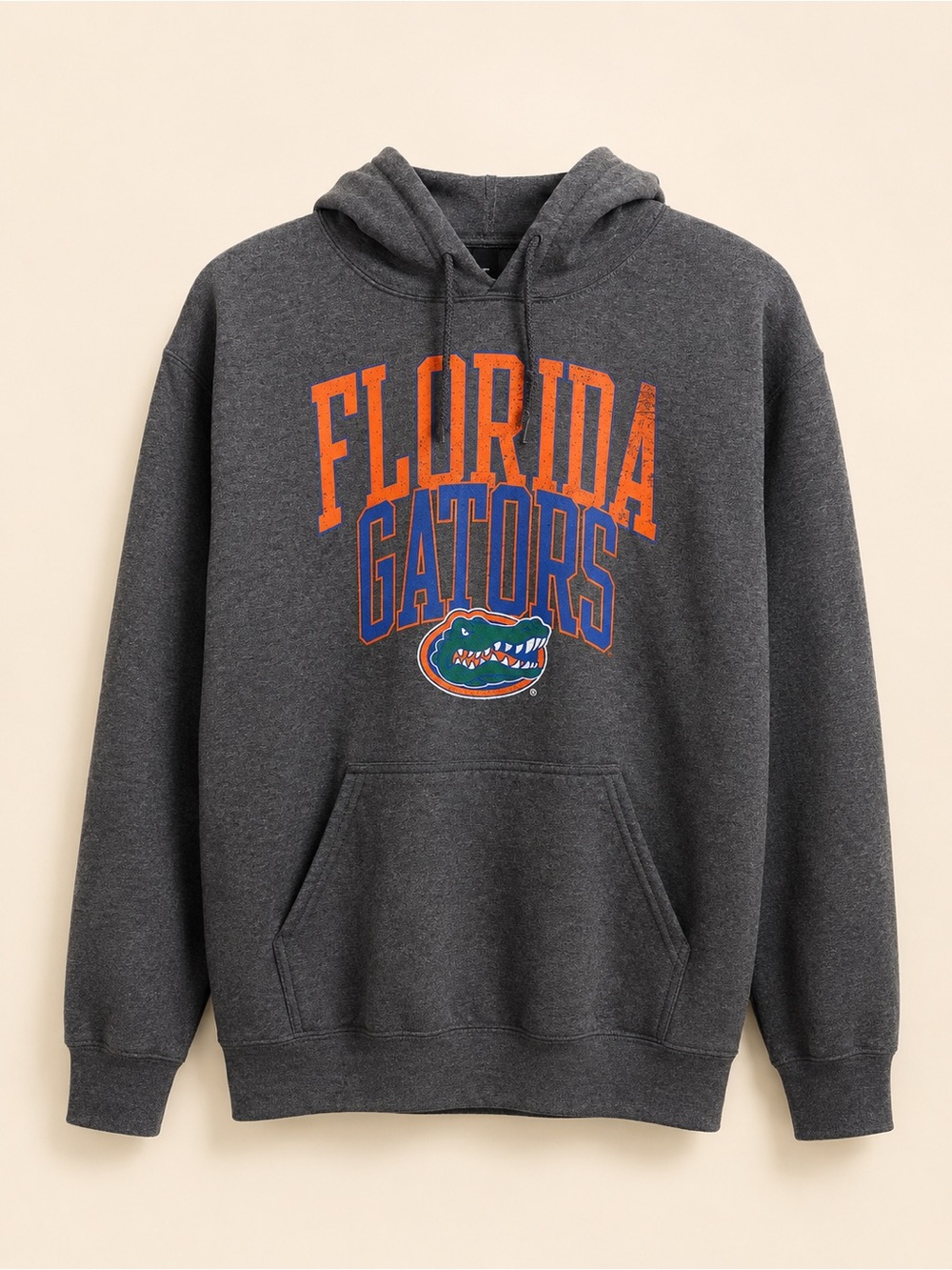 Florida Gators Captivating Hoodie Gray Pullover Sweatshirt Size Medium